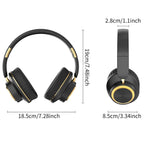 Foldable Wireless Bluetooth Headphones Over Ear Gaming Headset