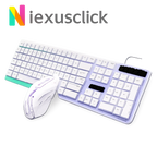 RGB Backlit Wired Mechanical Gaming Keyboard and Mouse Combo