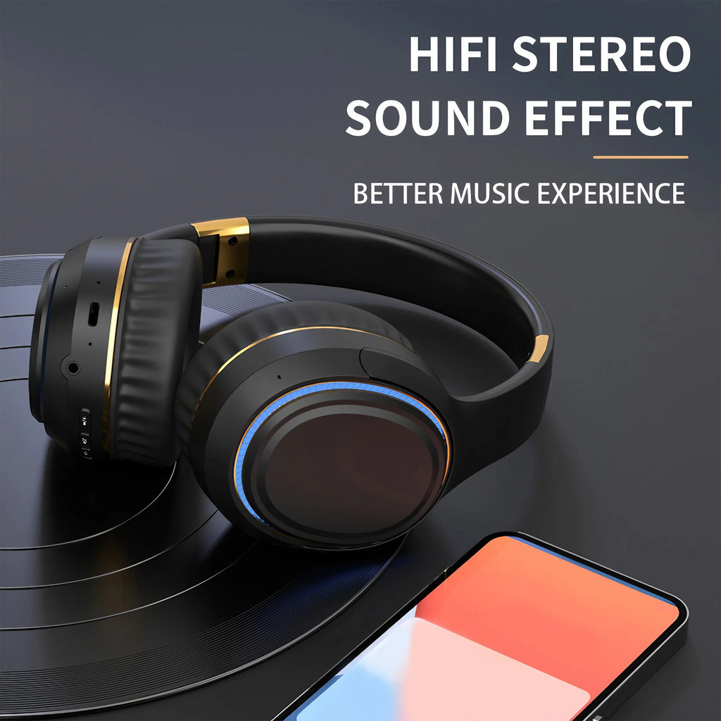H6 Over-Ear Bluetooth Headphones with Wired Option
