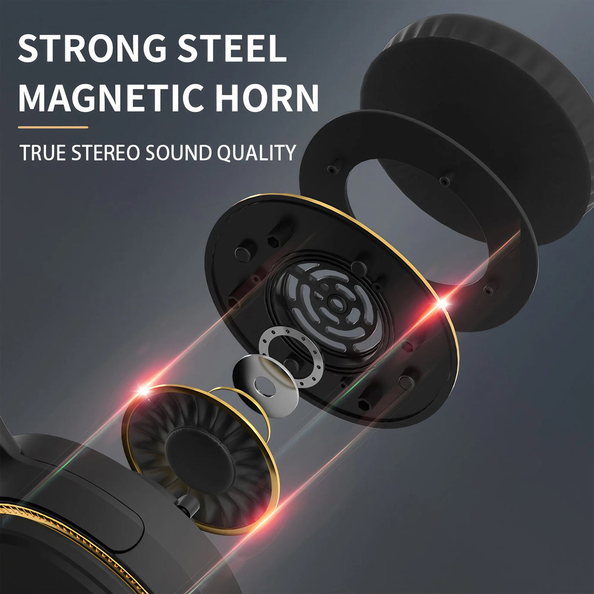 H6 Over-Ear Bluetooth Headphones with Wired Option