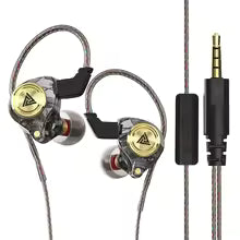 QKZ AK3 FiLe Wired Earphone with Microphone HiFi Bass Headset