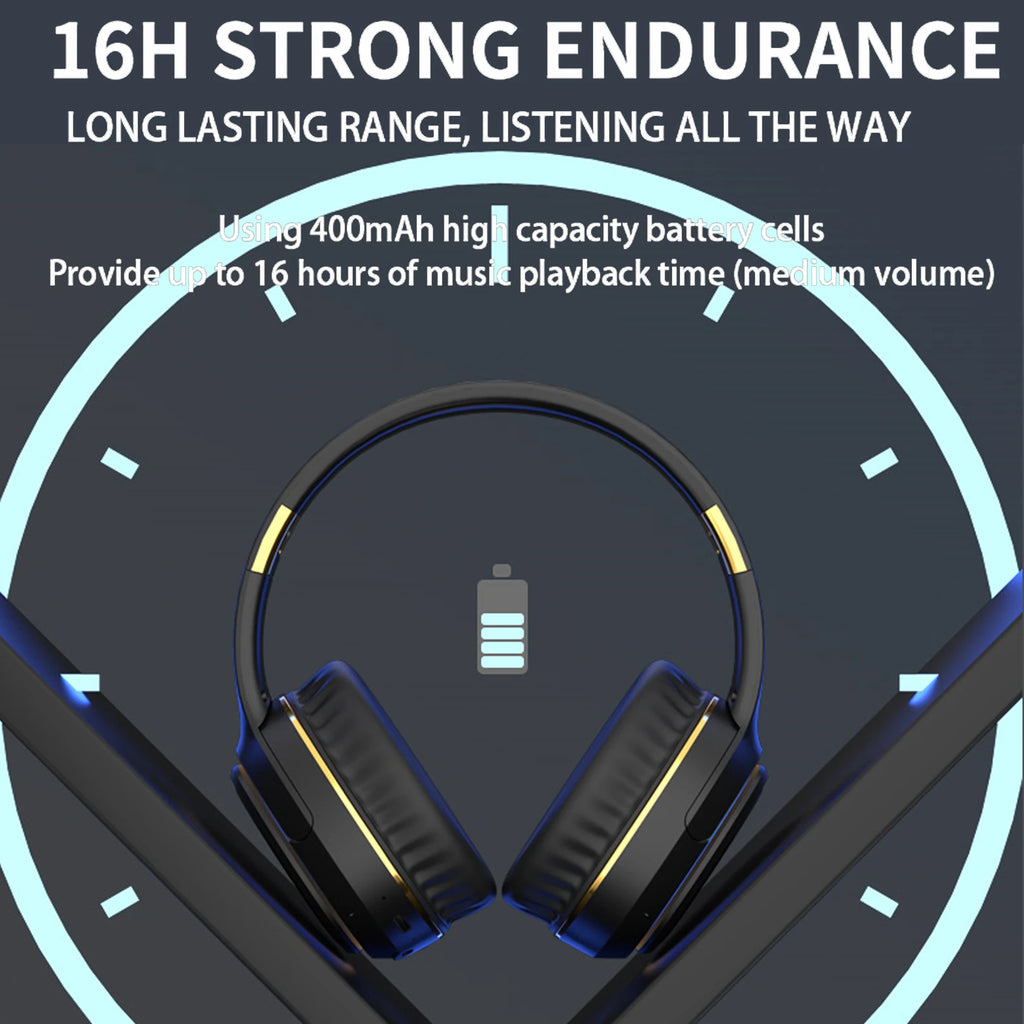 H6 Over-Ear Bluetooth Headphones with Wired Option