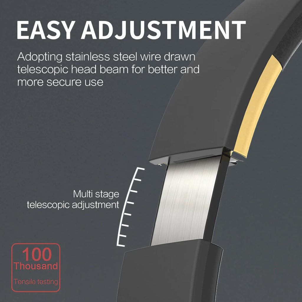 H6 Over-Ear Bluetooth Headphones with Wired Option