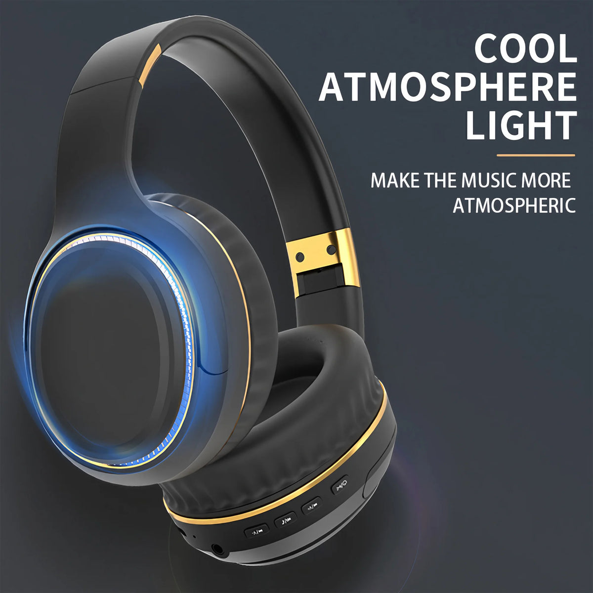 H6 Over-Ear Bluetooth Headphones with Wired Option