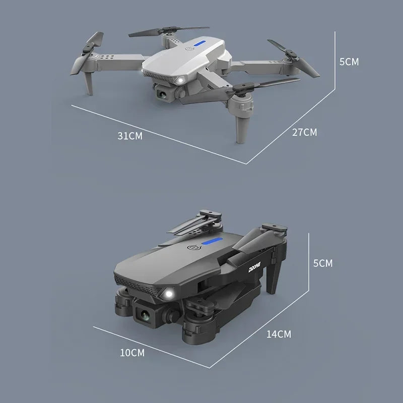 E88 Pro Foldable RC Drone with 4K Dual Camera