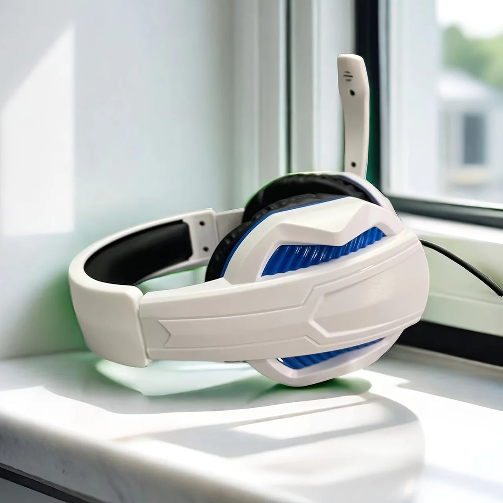 H4 Gaming Over-Ear Headphones with Mic Wired Deep Bass
