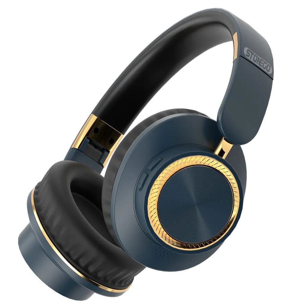 Foldable Wireless Bluetooth Headphones Over Ear Gaming Headset