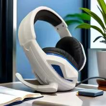 H4 Gaming Over-Ear Headphones with Mic Wired Deep Bass